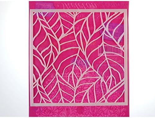 Sweet Dixie Skeleton Leaves Stencil, 6 x 6-Inch,SDST0019, Transparent, 6 x 6 inches (15.24 cm x 15.24 cm) - Image 4