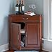 Deluxe Corner Cabinet (Walnut)