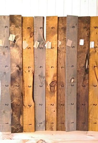 Wooden Growth Chart | Growth Chart | Growth Chart for Kids | Rustic Home Decor | Nursery Decor (Dark Stain)