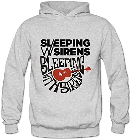 TWSY Women's Sleeping With Sirens Long Sleeve Sweater Size S Ash,100% Organic Cotton
