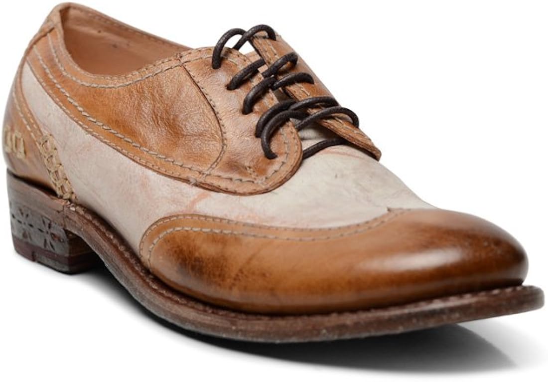 BED STU Women’s Shaula Leather Oxford, Brown, Size 10.0