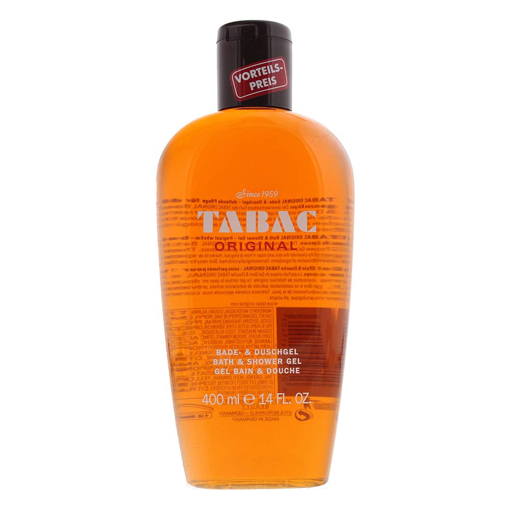 Tabac Original Bath and Shower Gel, Nourishing Moisture, 400 ml (Pack of 1)