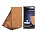 Aspect Peel and Stick Backsplash 3in x 6in Brushed Copper Short Grain Metal Tile for Kitchen and Bathrooms (8-Pack)