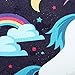 Unicorn Makeup Bag Organizer PU Pencil Pouch Zipper Toiletry Wash Bag Portable Cosmetic Bags Travel Brush Storage Case for Women Purse,Set of 3,Purple (Unicorn Purple)