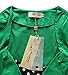 KILLREAL Women's Rockabilly A-Line Polka Dot Print Cocktail Vintage 50s Style Party Dress Green Small