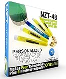 Limitless NZT-48-4 Drinks+5 Capsules - Powerful, Customized and Personalized Brain-Boosting Nootropic Drink Mix, with BONUS NooNRG Capsules.