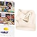 Dimayar Pack of 4 Shopping Bag Crafting Decorating Bag White