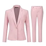 YUNCLOS Women's 2 Piece Office Work Suit Set One