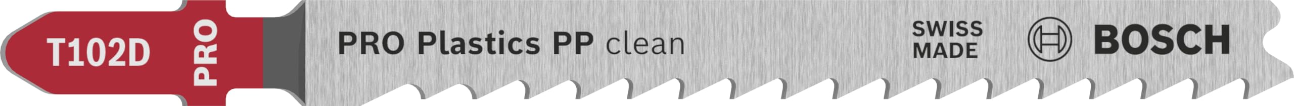 Bosch 3x Jigsaw Blade T 102 D Clean for PP (for Polypropylene, Polyethylene, Professional Accessories Jigsaw)