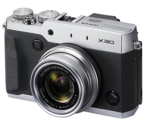 Fujifilm X30 Appareil Ultracompact Numérique Wifi Expert, 12,3 Mpix X-Trans II (2/3"), Zoom 4x (25-100mm) F1.8-4.9, AF à Détection de Phase, Argent - Image 2