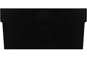 Akro-Mils 40130 Plastic Width Dividers for 4" Tall Shelf Bins Models 30130, 30138, and 30164, Custom Storage Inserts for Tools, Crafts & Supplies, 24-Pack, Black