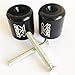 For Suzuki Gsxr 600 750 1000 Katana Sv650S Tl1000S Bandit Black motorcycle Hand Bar Ends