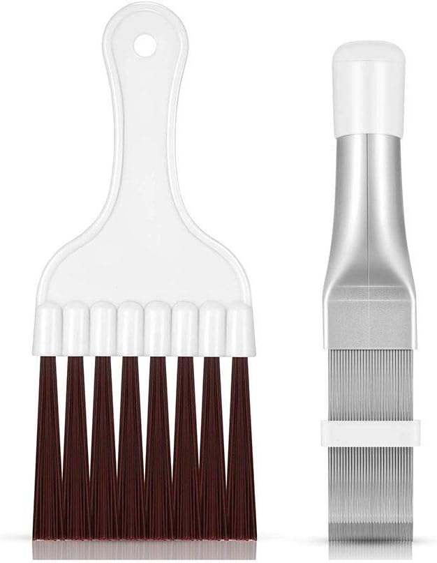 Zihui Air Conditioner Brush, Air Conditioners Metal Fin Comb Air Curtain/Cooling Fan Dust Collector Cleaning Tool Air Conditioner Fin Cleaning Tools