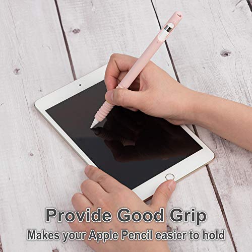 Case for Apple Pencil Holder for Apple Pencil Accessories Cover for Apple Pencil 1st Generation Sleeve for Apple Pencil with Protective Nib Cover for iPad Pro 9.7"/10.5"/12.9" Pink - Thumbnail 2