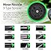 Rolio Expandable Garden Hose with Hose Reel - 50 FT Garden Hose with 9 Function Spray Nozzle Included, 3/4