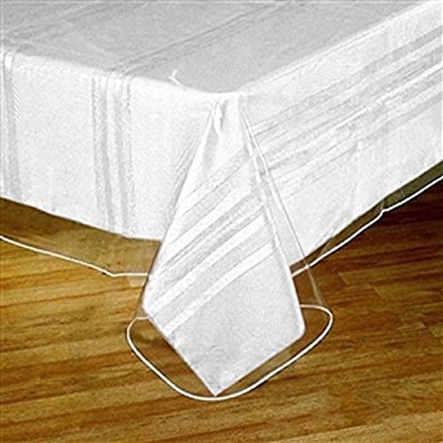 Bella kline Vinyl Clear Tablecloth Protector - 54" x 54" Square