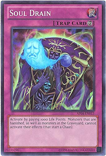 Yu-Gi-Oh! - Soul Drain (AP04-EN013) - Astral Pack: Booster Four - Unlimited Edition - Super Rare