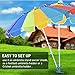 Umbrella Stand Sports Dual Umbrella Holder Fishing Pole Stand Beach Umbrella Stake