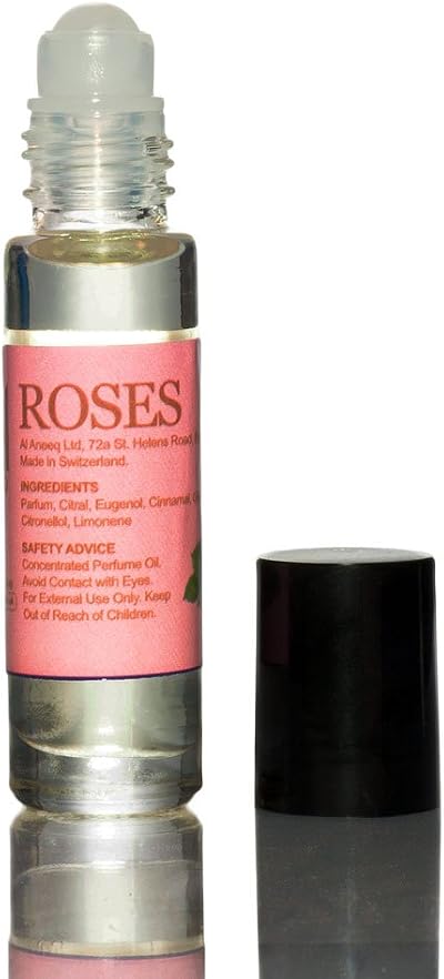 AL ANEEQ Rose Perfume Oil for Women 10ml Roll On Fragrance