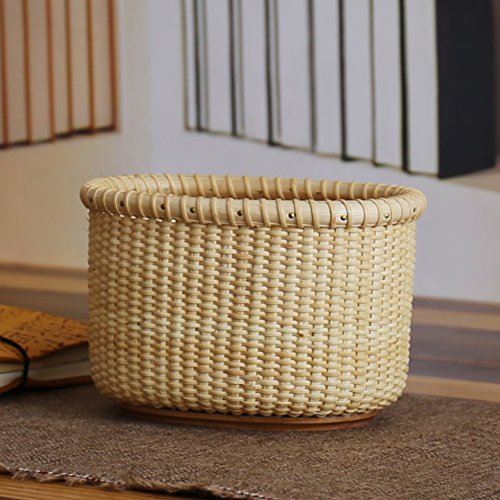 Teng Tian Rattan Basket Nantucket Basket Office Desk Organizer for