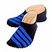 Cevinee™ (Update Version) Slip-on Water Shoes, Anti-slip Aqua Socks, Breathable Beach Swim Surf Yoga Outdoor Soft Shoes - Blue Stripe L