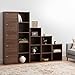 IRIS USA TSB-DB 3-Tier Basic Wood Bookcase Storage Shelf, Brown