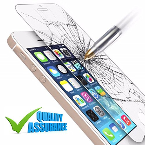 [HD Clear] Screen Protector [Japanese Material] Tempered Glass Anti Shock [9H] for iPhone SE / 5S / 5 / 5C