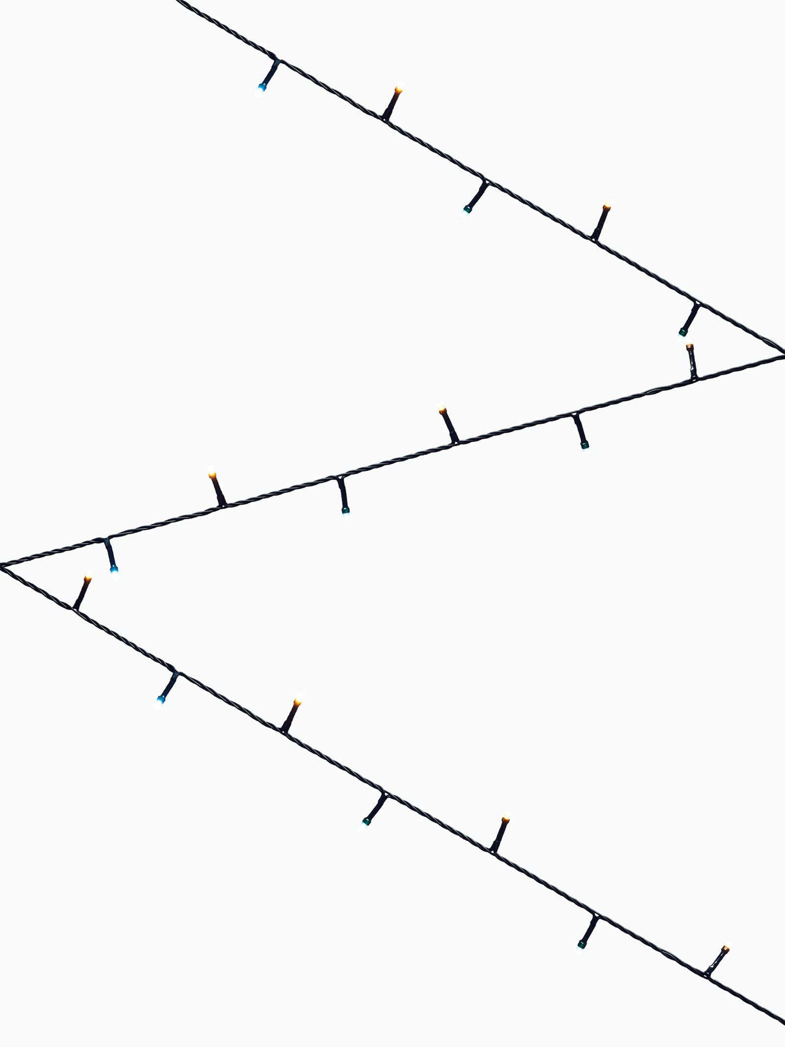 480 Warm & Ice White Multi-Function LED Light String