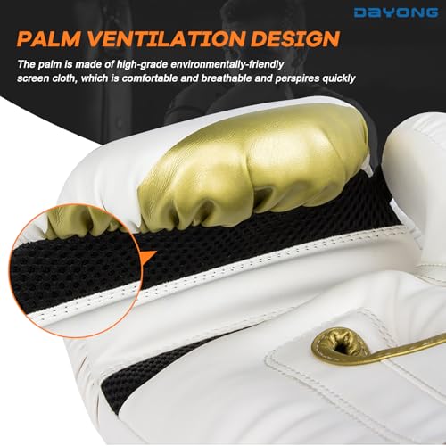 DAYONG Boxing Gloves for Men Women, Kickboxing MMA Punching Gloves, 10oz/12oz/14oz/16oz Boxing Training Gloves for Sparring, Punch Bag, Martial Arts, Fighting, Muay Thai.
