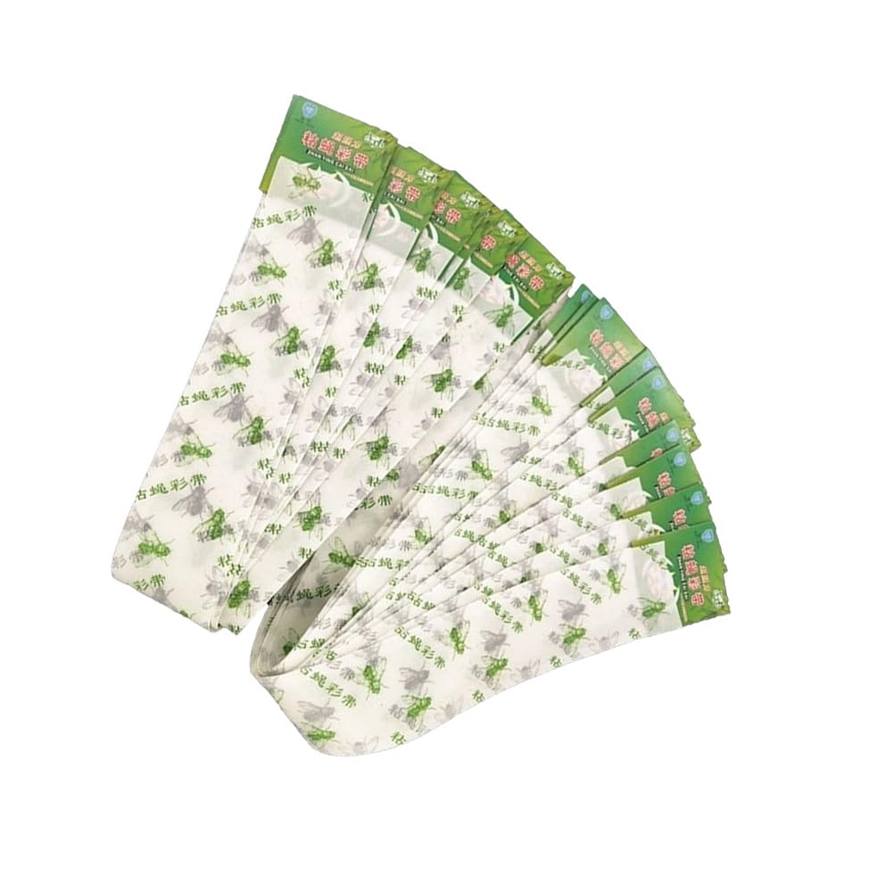 ARFUKA Sticky Fly Traps Hanging Insect Catchers for Indoor & Outdoor Use Effective Fly Control for Home, Garden & Kitchen Pack of 10