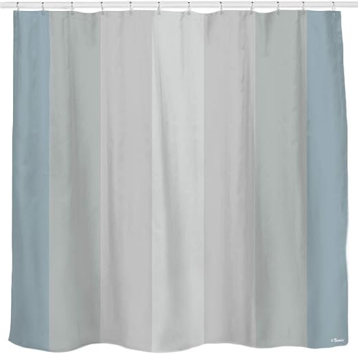 Amazon Com Sunlit Pale Blue Gray Vertical Stripes Water Repellent