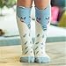Baby Knee High Socks for 0-12 Month Boys Girls 6 Pairs: Animal, Dog, Tiger, Fox, Bear, Elephant, Mustache