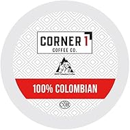Corner One Coffee, 100 Ct. Single-Serve K-Cup, 100% Colombian, Keurig 2.0 Compatible