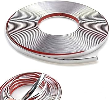 16ft Chrome Silver 2 Wide Molding Trim Strip Tape For Cars Accessory Decorate Motors Car Truck Exterior Mouldings Trim