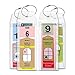 Cruise Luggage Tags Etag Holders Zip Seal and Steel Loops For Royal Caribbean Celebrity