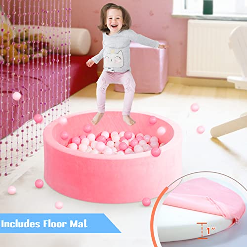 GeeSound Ball Pits for Toddlers, Kids Memory Foam Ball Pit, Indoor & Outdoor Round Kids Play