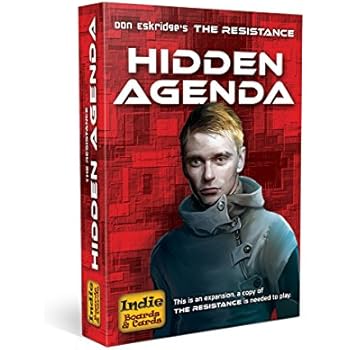 Indie Boards and Cards Resistance Hidden Agenda Card Game