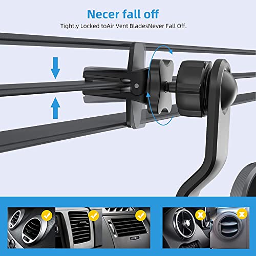 XWXELEC for Magsafe Car Mount Charger 15W Magsafe Wireless Car Charger