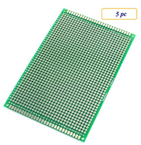 5 pc Double Sided Protoboard Prototyping PCB Board 8cm x 12cm