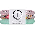 TELETIES - Small Spiral Hair Coils - For Thin-Medium Hair - Ponytail Holder for Women - Phone Cord Hair Ties - Strong Grip, N