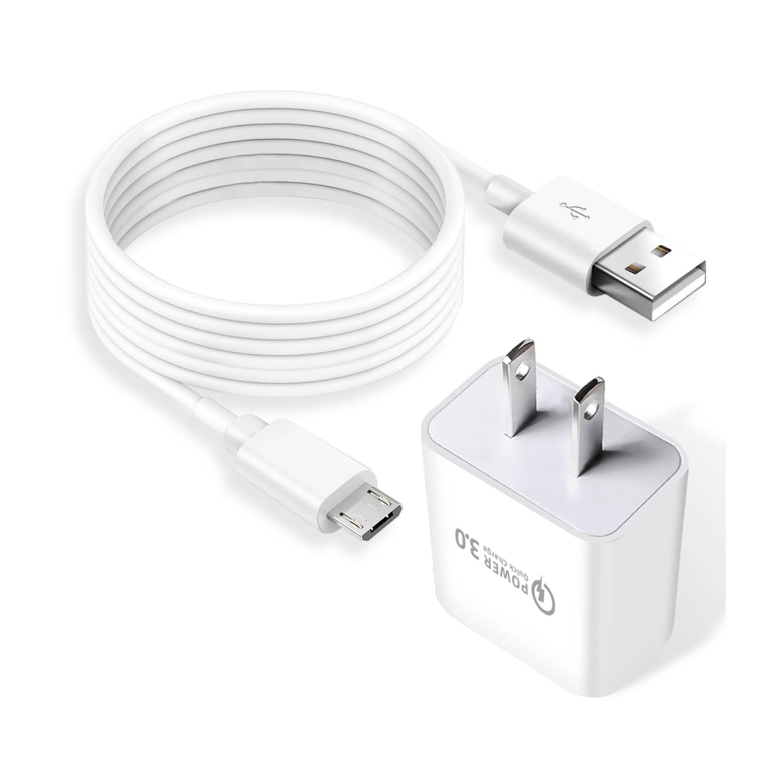 Photo 1 of 10FT Micro USB Charging Cable Arlo 9V Power Adapter for Arlo Pro2, Pro, Q/Go, Essential Spotlight XL, Spotlight Indoor Cam, Wyze Cam Pan v3 v2, Yi Home Blink Camera Charger Cord Replacement