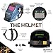 Tanox Auto Darkening Solar Powered Welding Helmet ADF-206S(USA Power): Shade Lens, Tig Mig MMA, Adjustable Range 4/9-13, Grinding 0000, Plus 16 Inch Kevlar Fire Retardant Welding Gloves