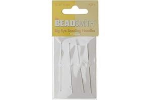 THE BEADSMITH Big Eye Needles Beading (Set Of 4) - Easiest Needle To Thread