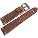 ColaReb 20mm Firenze Rust Brown Leather Watch Strap