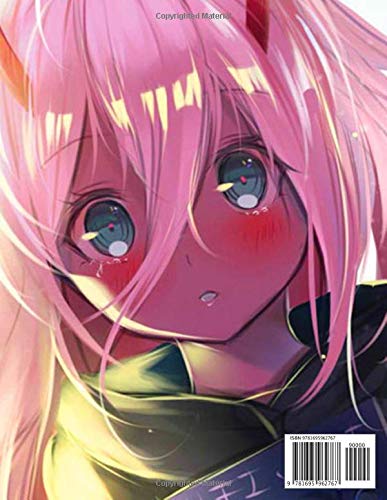 Sketchbook Darling In The Frannx Japanese Anime Zero Two Cute Animation Soft Glossy Cover Teenage Girls Boys Kids Adults Paper 8 5 X 11 Inches 110 Creative Doodling Sketchbook Space Design