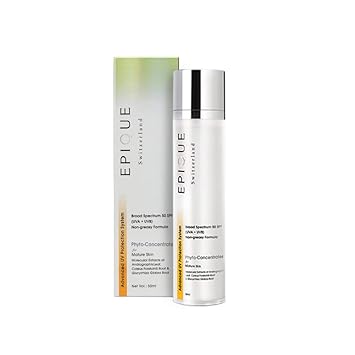 EPIQUE - Logo Advanced Uv Protection System (50 Ml) - Contains 'Phytoconcentrates' -Spf 50 (Uva+uvb) Non-Greasy Formula