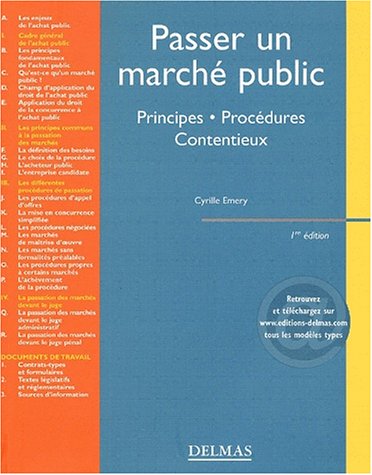 Passer un marché public