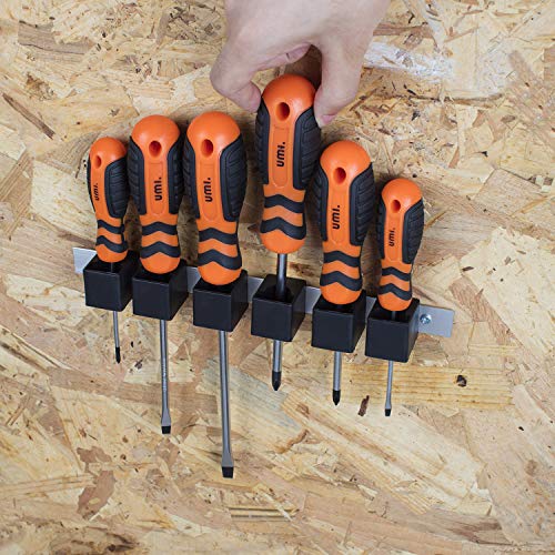 Amazon Brand - Umi Schraubendreher Set 6tlg. Magnetischer Schraubenziehersatz mit 3 Flachschlitz und 3 Kreuzschlitz… – Bild 6