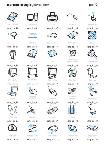 Icons-Logos-Symbols-Pictograms-Vector Clip Art-Clipart Images CD-ROM - Thumbnail 7