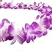 LoveS 18pcs Hawaiian Ruffled Flower Leis and 18pcs Hawaiian Flower Hair Clips for Beach Theme Party, Birthday